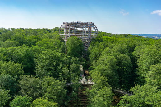 Aussichtsturm Naturerbe Zentrum Baumwipfelpfad