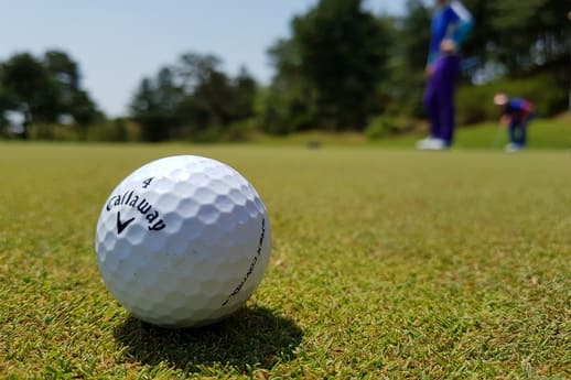 Golfen Insel Rügen Golfball